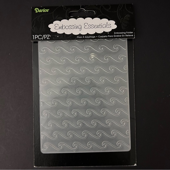 Darice 4” x 6” embossing folder - BEACH WAVES - Picture 3 of 8